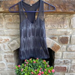 Lululemon Tank with Metallic Shimmer